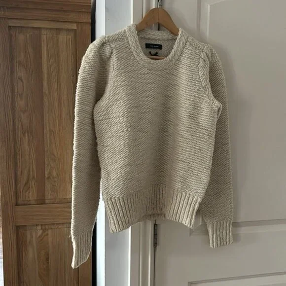 NWT Isabel Marant Off-White Wool Sybille Sweater38